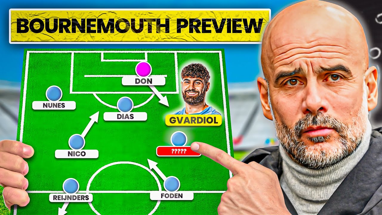 Man City vs Bournemouth: Tactical Breakdown & How to Bypass the High Press ⚽