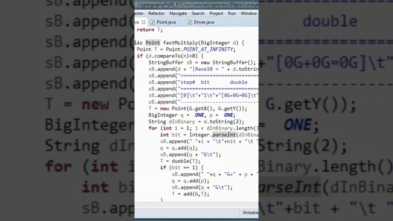 Master Elliptic Curve Double & Add Algorithm in Java for Cryptography 🔐