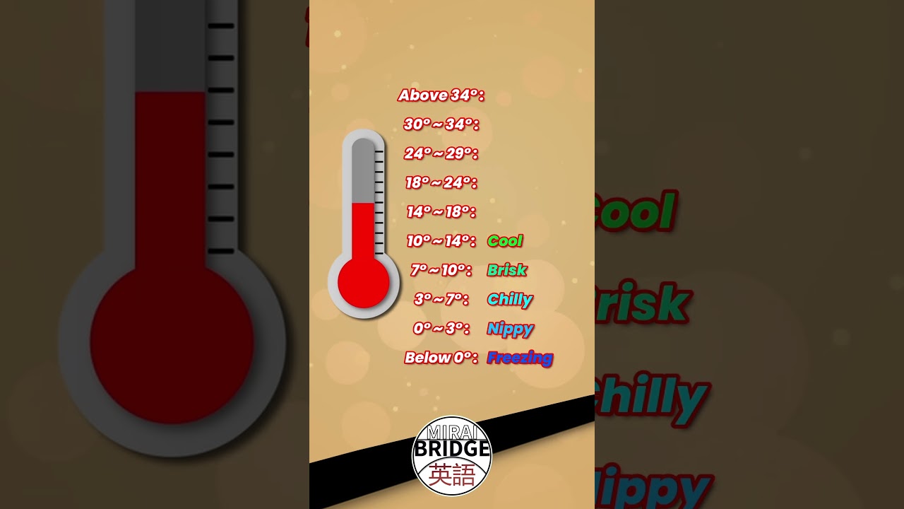 Today's Temperature Tips: How to Talk About the Weather in English 🌤️