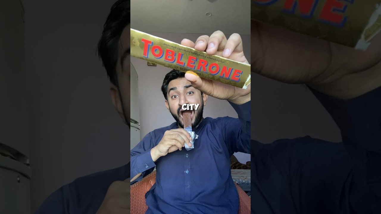 i Tasted Toblerone for the First Time😱#shorts