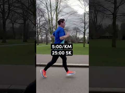 What 5K Paces Look Like #running #5k