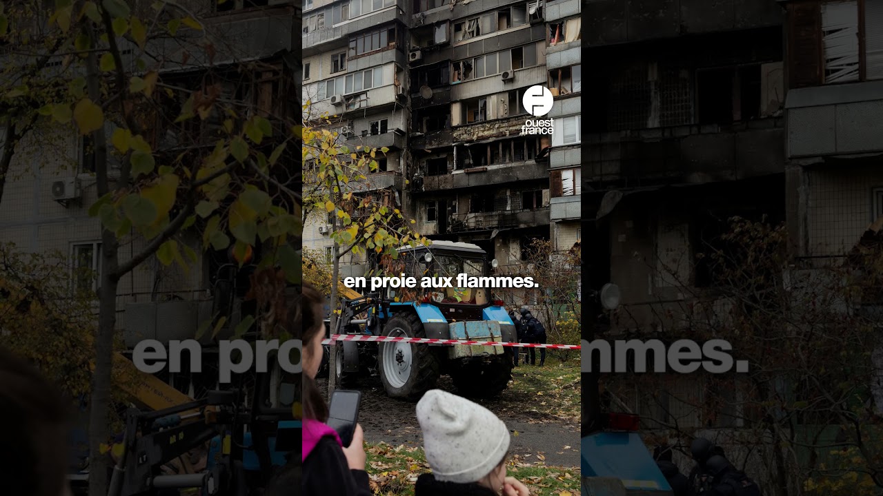 Attaque de drones russes à Kiev : 3 morts et 29 blessés, dont 6 enfants 🚨