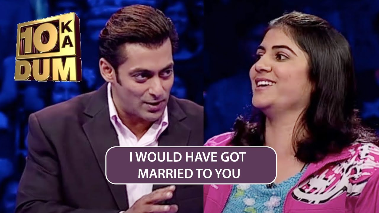 Contestant Proposes to Salman Khan on Dus Ka Dum | Compilation