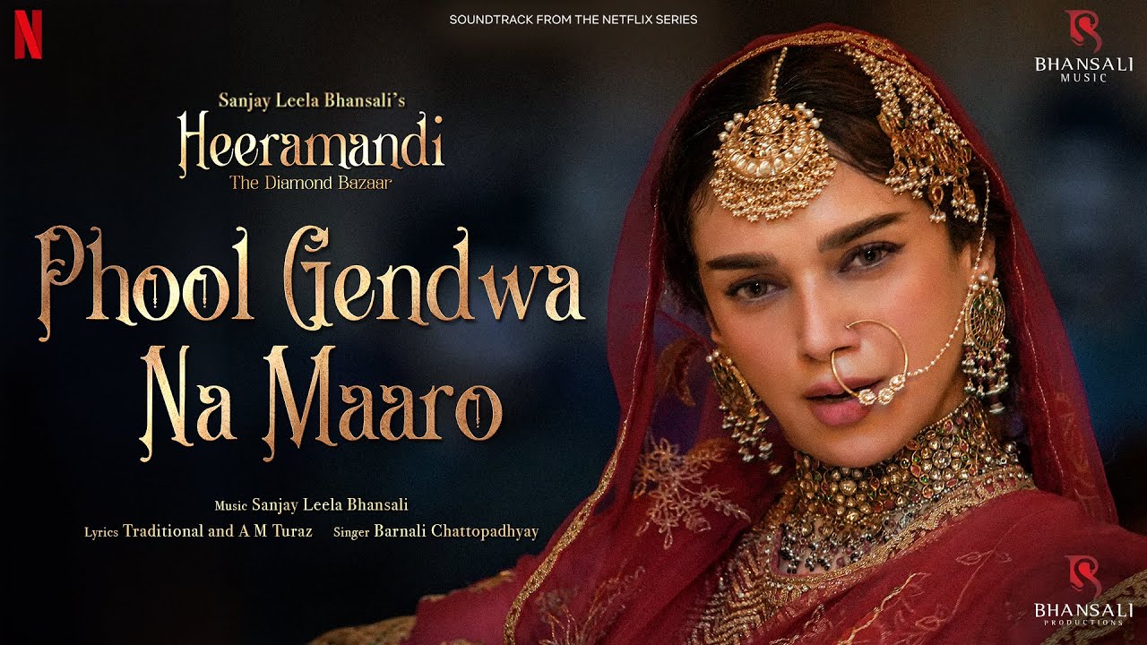 Phool Gendwa Na Maaro | Video | Sanjay Leela Bhansali | Aditi Rao Hydari, Fardeen Khan | Heeramandi