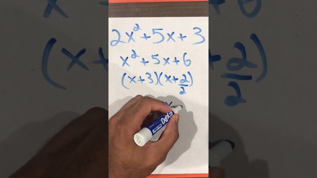 Quickly Factor a Quadratic Using This Method