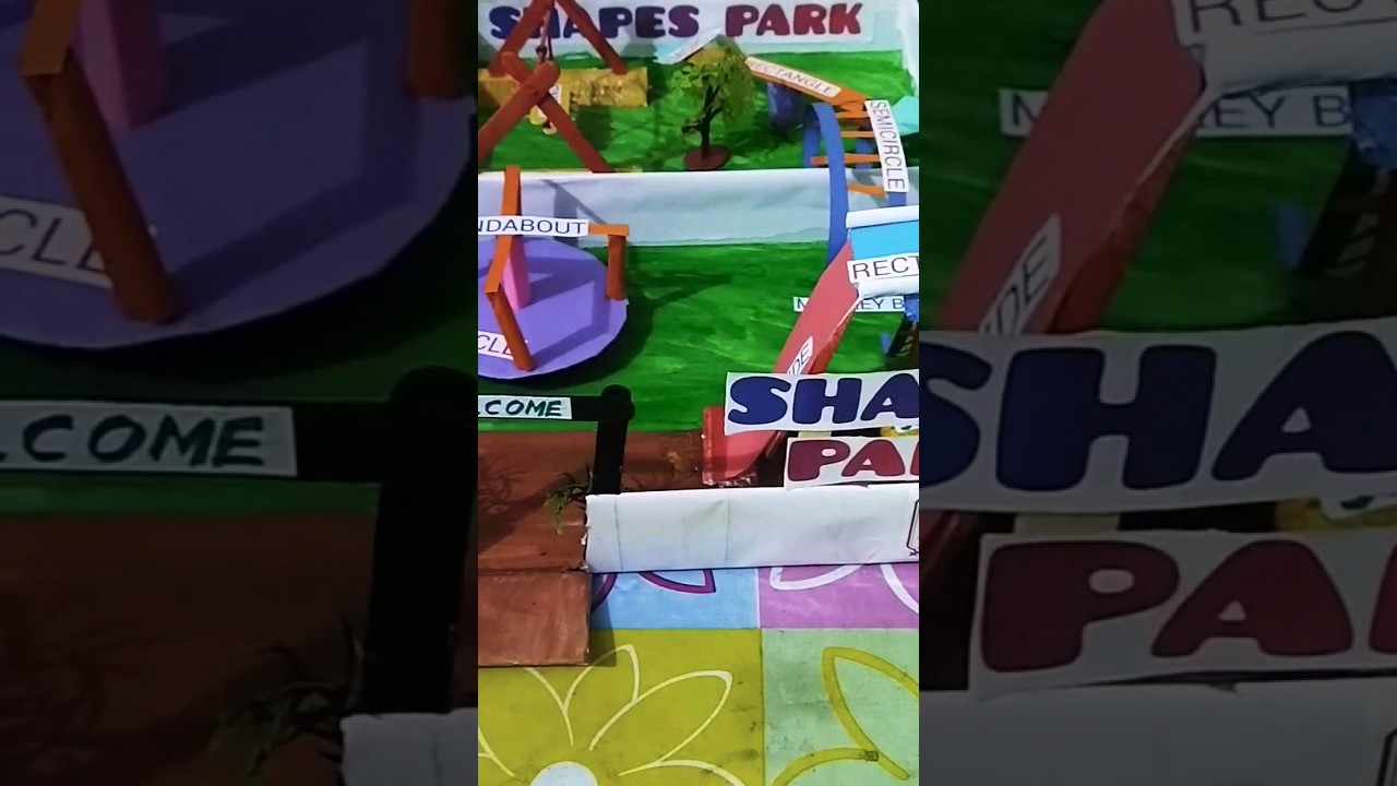 Creative Maths Model Exhibition: Easy-to-Make Shapes Park from Recycled Materials