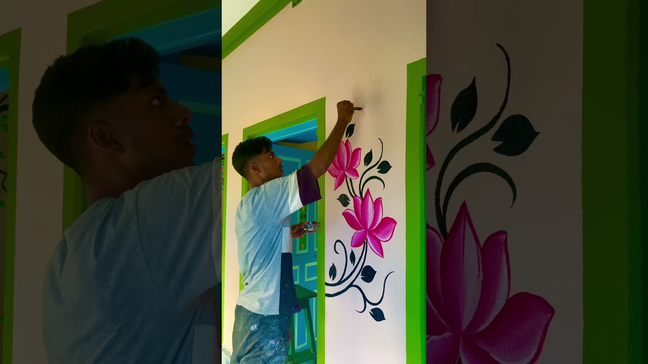 Lotus Wall Painting Ideas πΈ