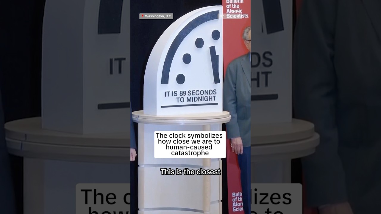 Doomsday Clock Now Just 89 Seconds to Midnight ⚠️