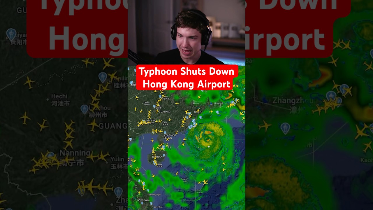 Typhoon Forces Hong Kong Airport to Close: Disruptions and Safety Measures βοΈ