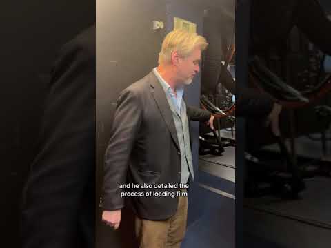 IMAX 70mm explained by Christopher Nolan | Oppenheimer