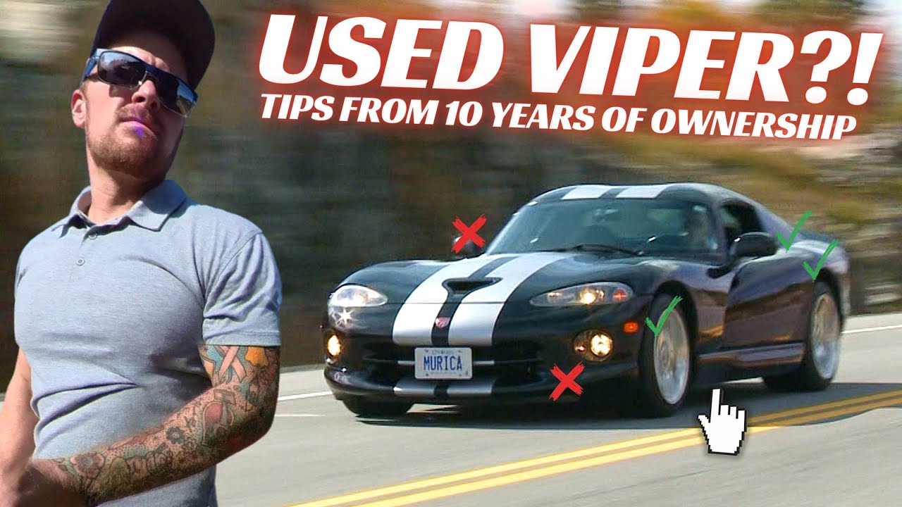 Top 3 Expert Tips for Buying a Used Dodge Viper (Gen 2-4) 🏎️