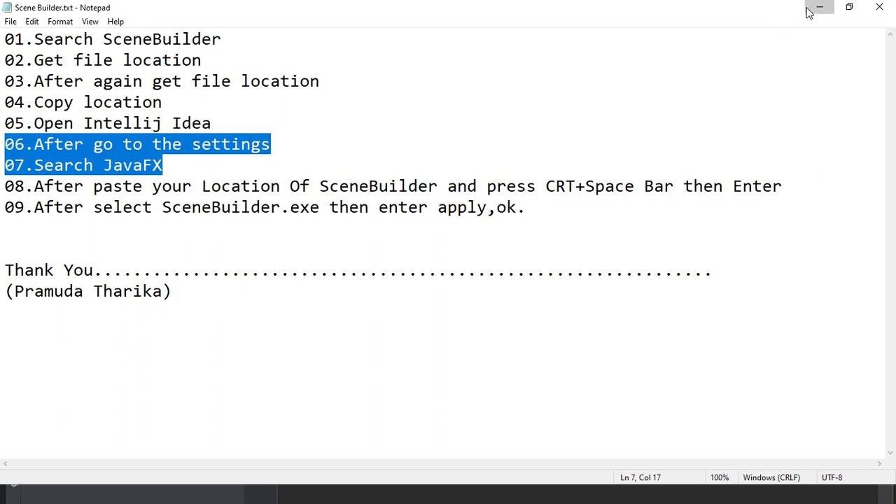 Set SceneBuilder Path in IntelliJ IDEA ๐ ๏ธ