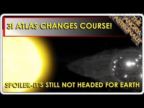 3I Atlas changes course!! (But it's not headed for Earth.)