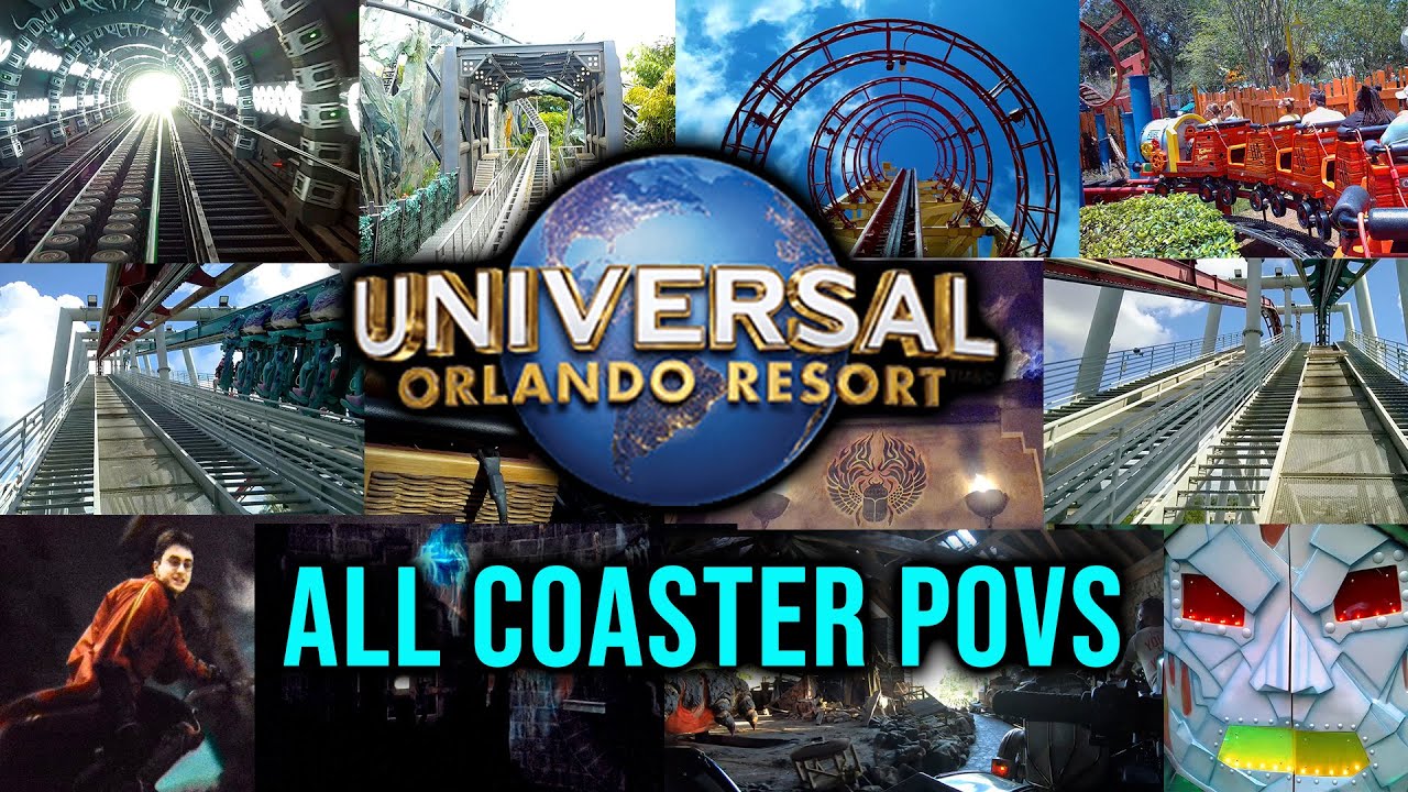 Experience Every Thrill: Universal Orlando Resort's Ultimate Roller Coaster POV Compilation 🎢