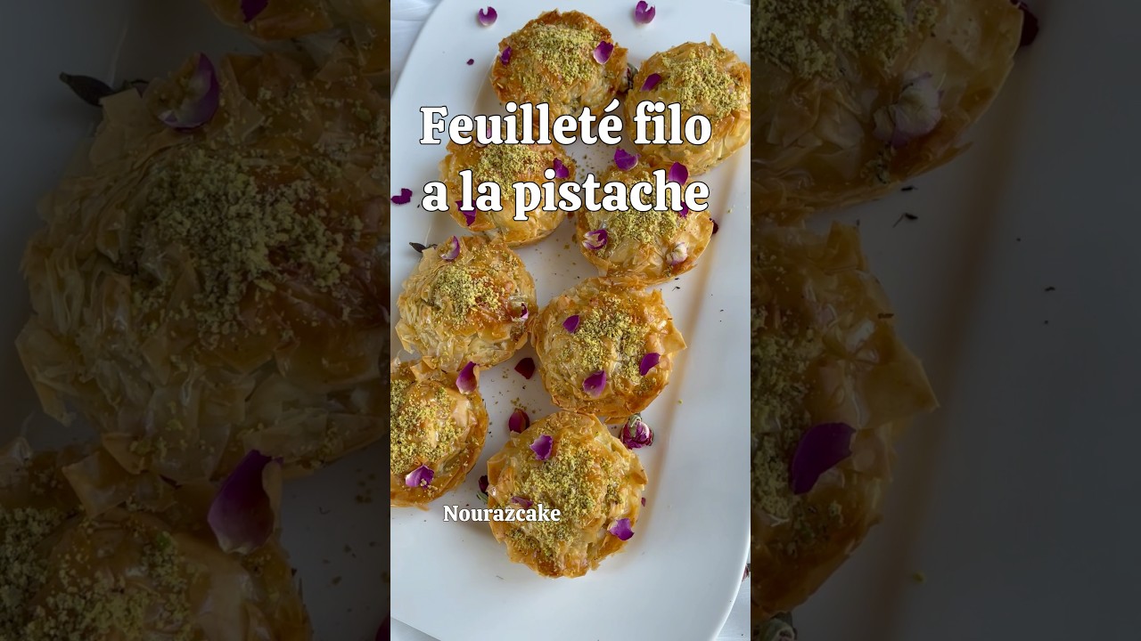 Délicieux Feuilleté à la Pistache 🍰 – Recette Facile pour Ramadan