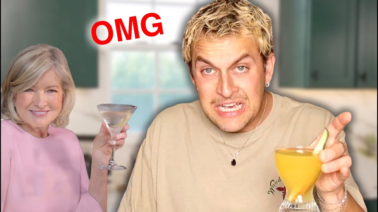 Trying More Martha Stewart Cocktails β I Got Surprisingly Drunk! πΈ