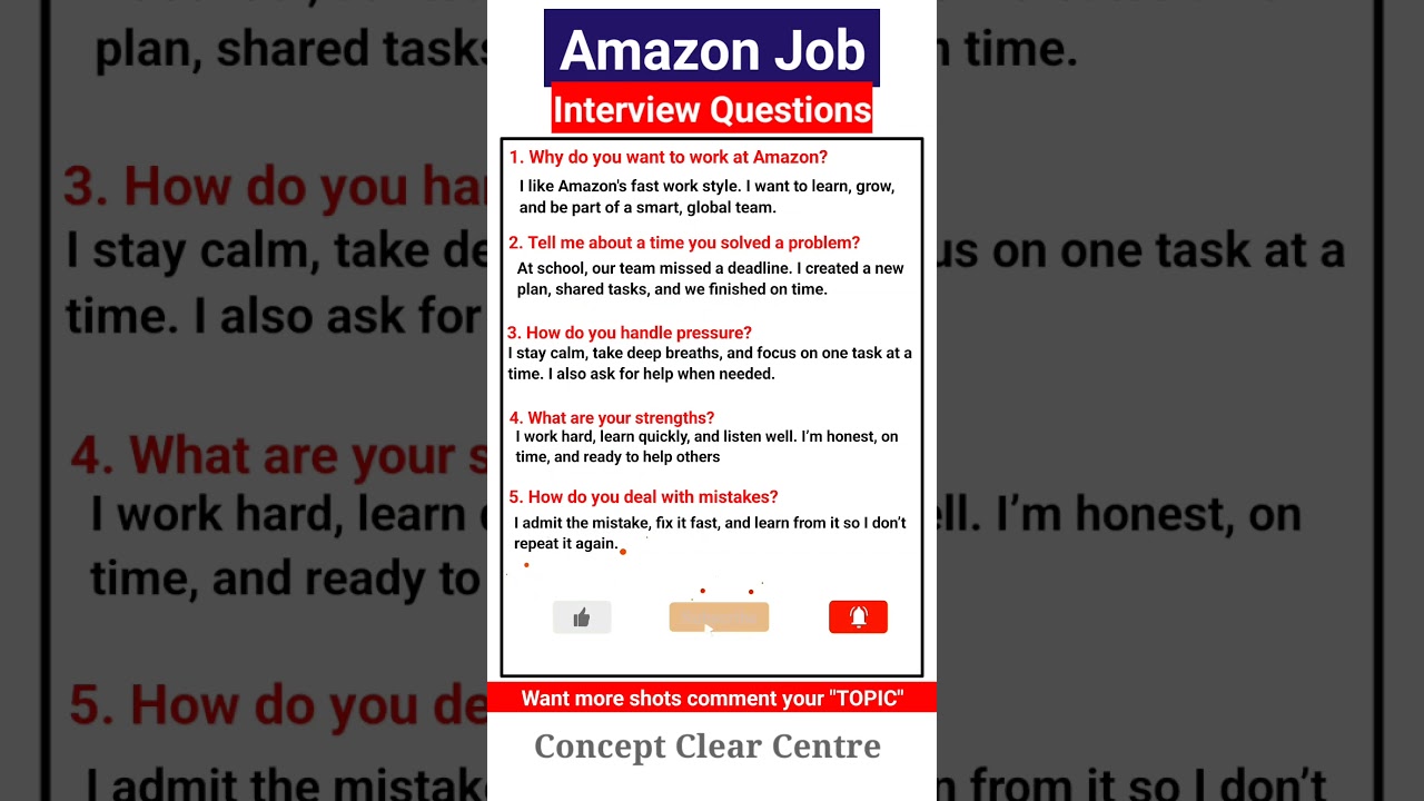 Ace Your Amazon Job Interview: Top Questions & Expert Answers 🤝