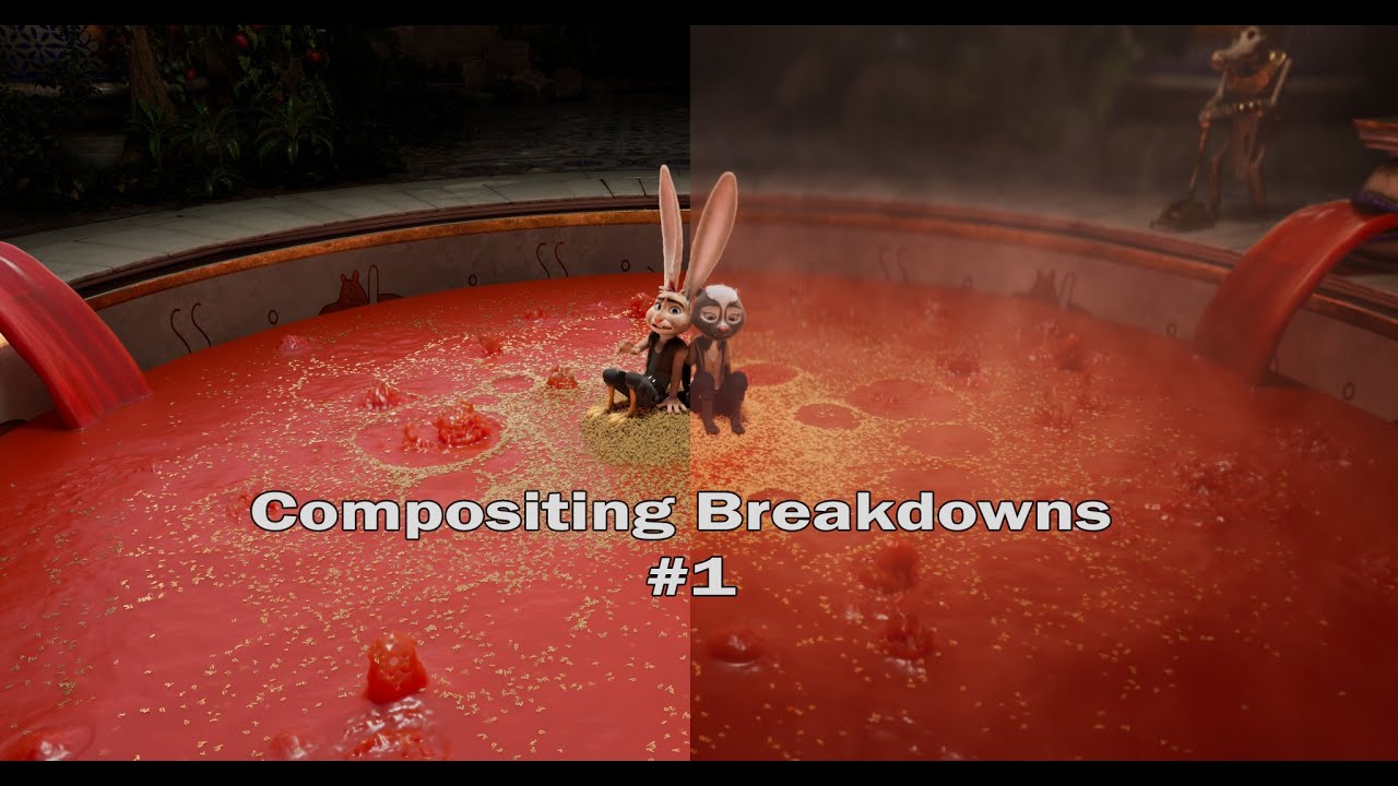 Compositing Breakdowns #1 - Chickenhare and the secret of the Groundhog
