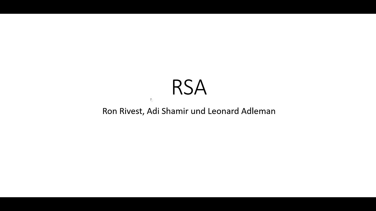 RSA Verschlüsselung verständlich erklärt 🔐 – Einfaches Beispiel mit kleinen Zahlen