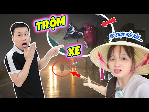 Kẻ Trộm Vào Nhà Lấy Trộm Xe Máy Của Gia Đình MiMi 🔥 Bố Hoàng, Mẹ Huế, MiMi Đuổi Bắt Trong Mưa...