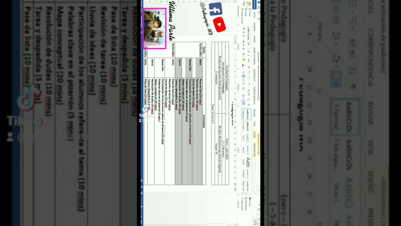 Tutorial: Planeación Didáctica (Última Parte)