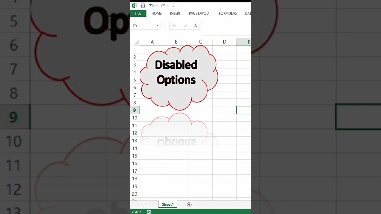 How to Enable Disabled Options in Excel 🔧 | Excel Tutoring Tips