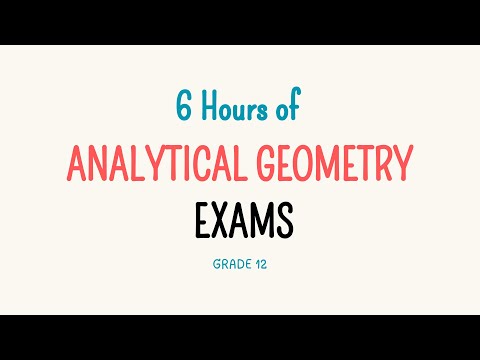 Compilation of Analytical Geometry Exam Questions