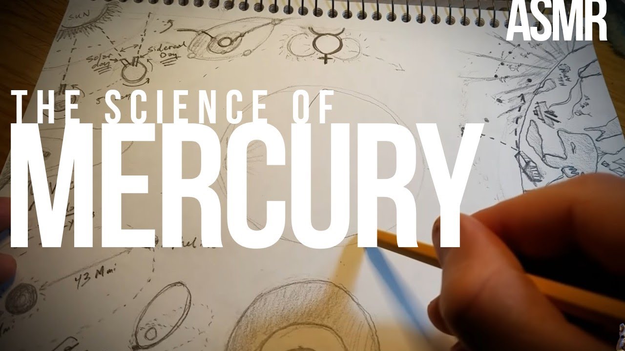 Drawing Mercury: The First Planet 🌍 | ASMR Science & Space