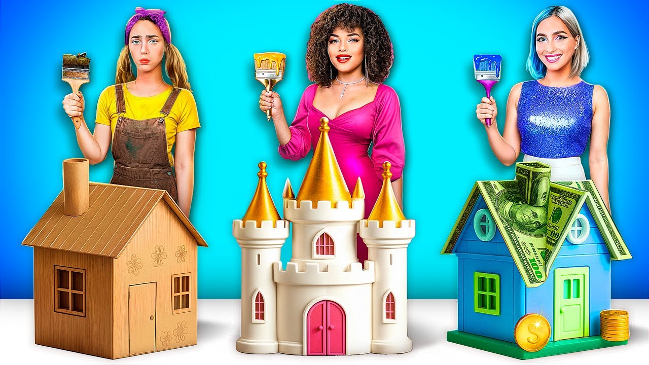 Membangun Rumah Impian: Miskin vs Kaya vs Gigarich 🏡