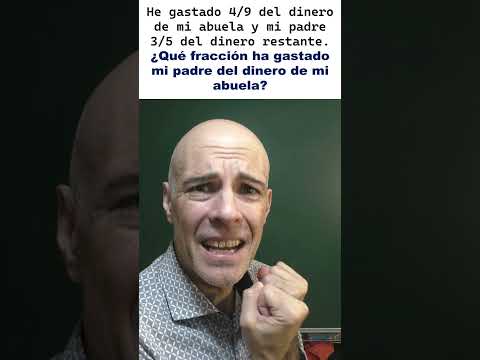 PROBLEMA DE RAZONAMIENTO MATEMÁTICO con fracciones. La abuela y su dinero