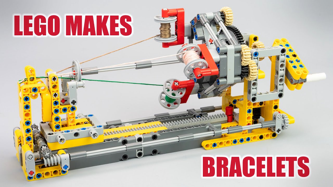 DIY LEGO Technic Manual Braiding Machine π§±