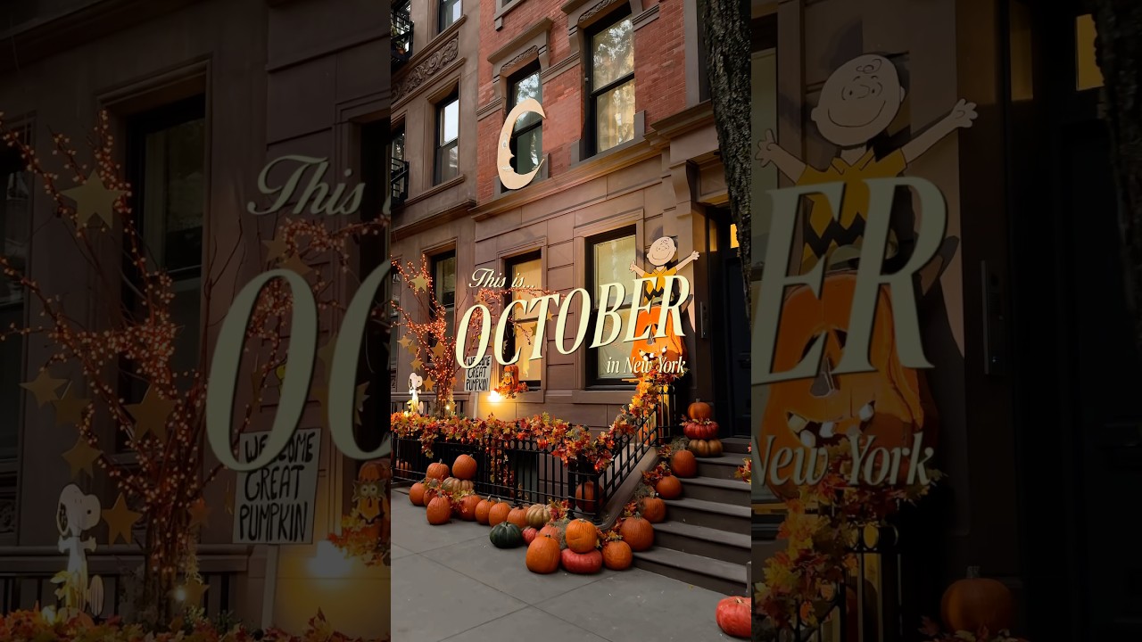 Experience NYC in October: Autumn Leaves, Crisp Air & Halloween Vibes 🎃