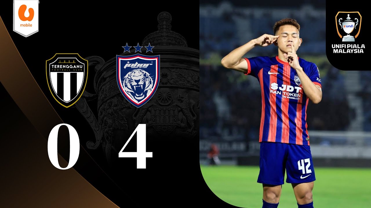 Terengganu FC 0-4 Johor Darul Ta'zim | Separuh Akhir | Piala Malaysia 2024/25 | #UMOBILE #UFAMILY128