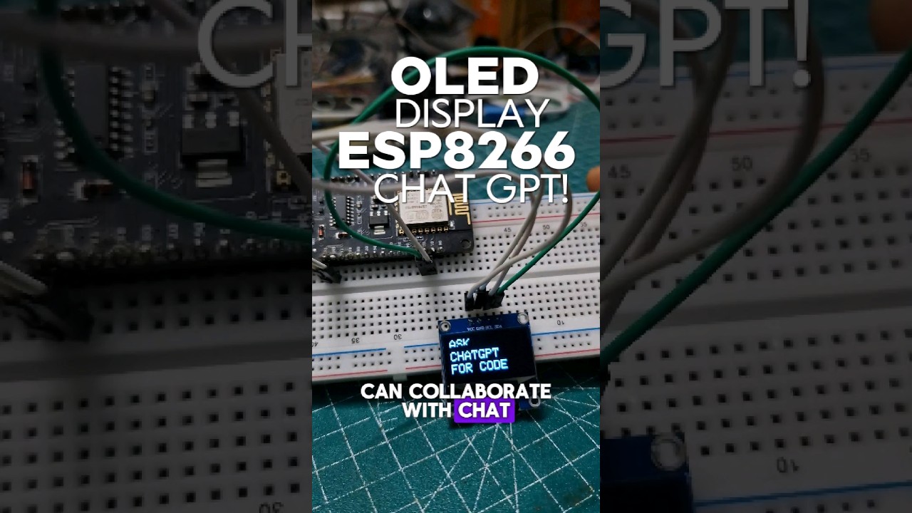 How to Program Your ESP8266 with OLED Display Using ChatGPT 🤖