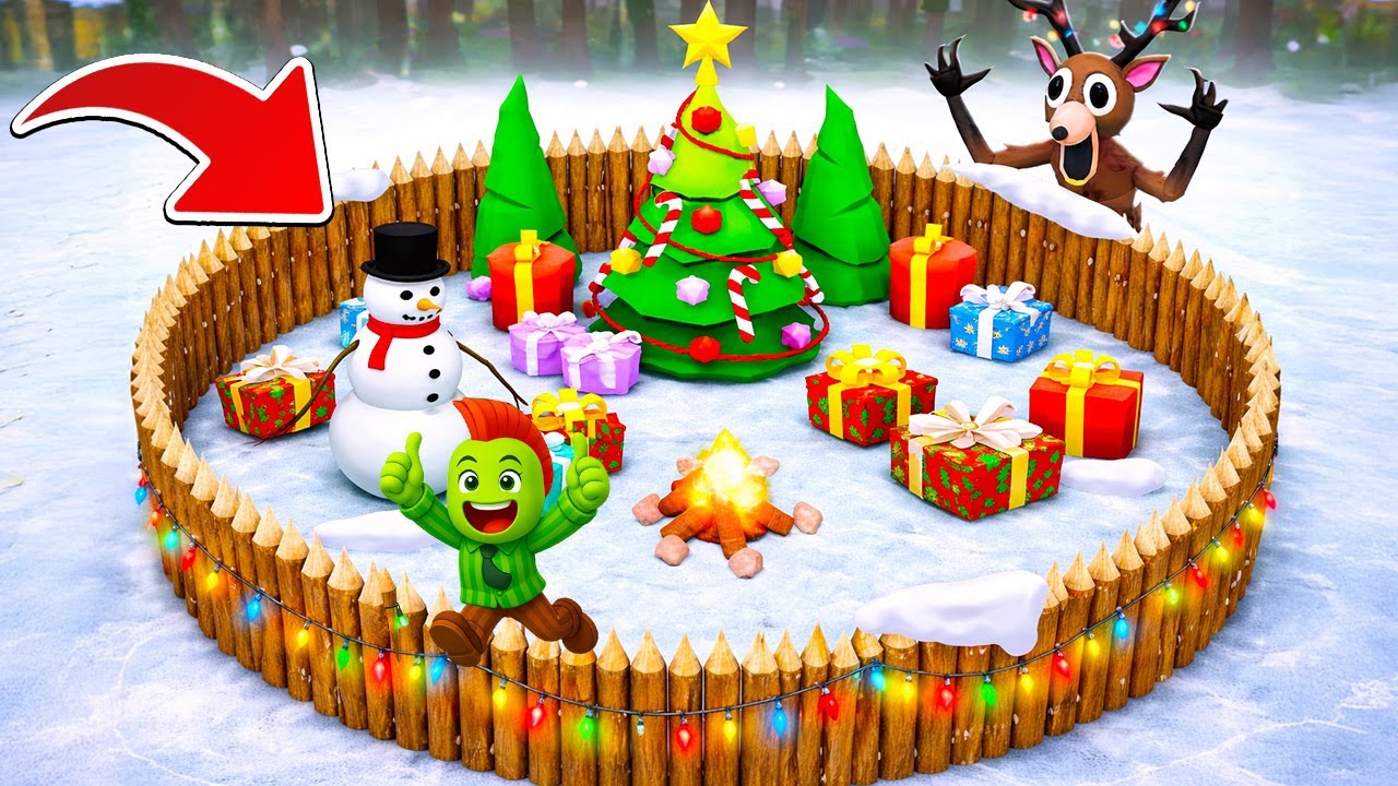 Bouw Kerstbasis in 99 Nachten in Roblox 🎄