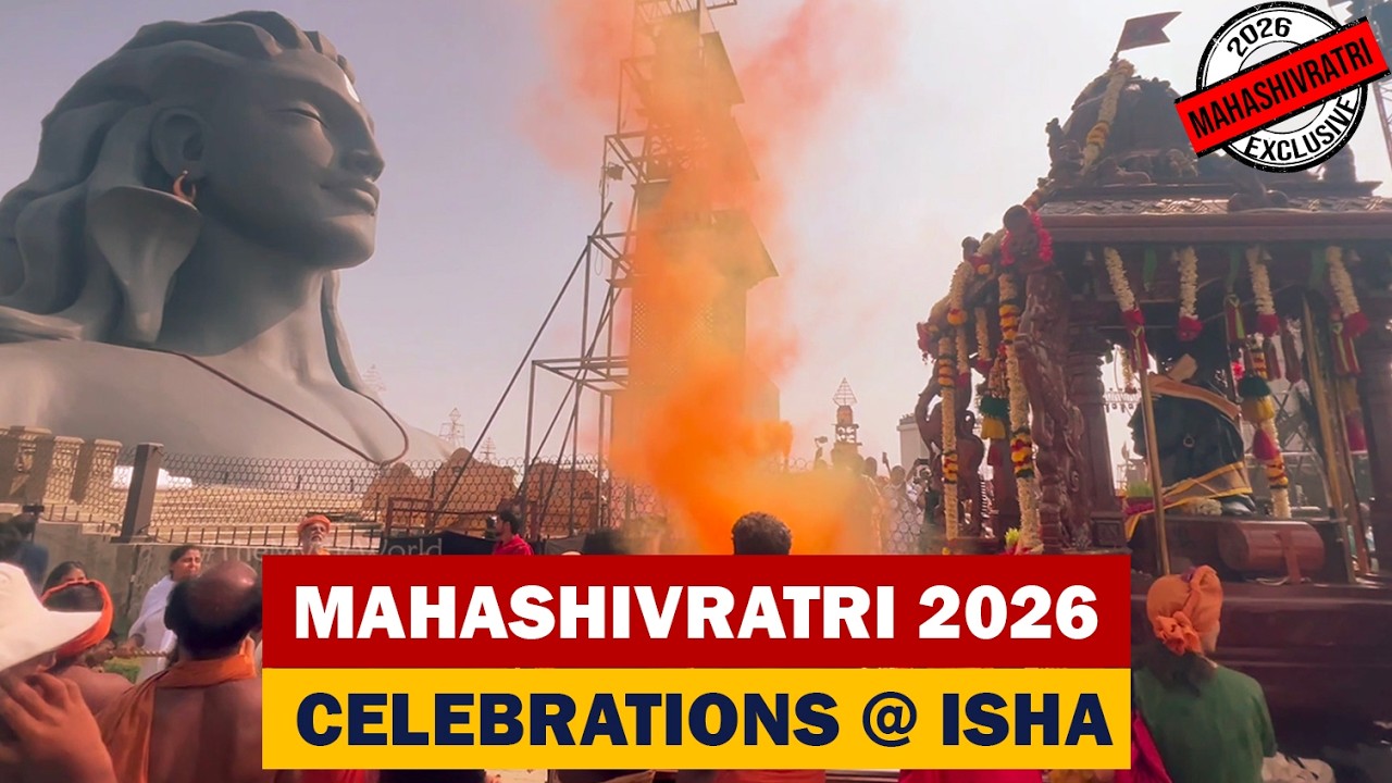 Mahashivratri 2026 at Isha Yoga Center 🎉
