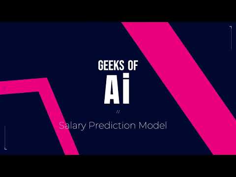 AI Capstone Project - Salary Prediction Model