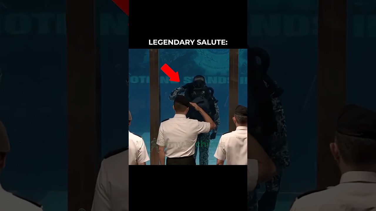 When a Military Salute Became Legendary: A Gesture of Respect and Legacy 🇺🇸