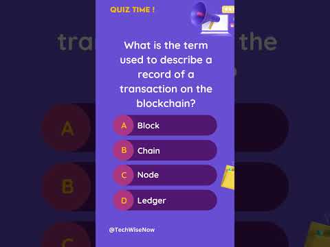 🔗📜Building the Blockchain: Understanding Blocks #blockchain #quiz