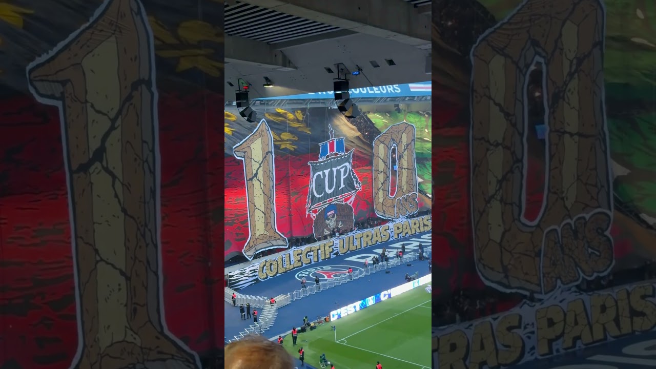 Paris SG vs Brest: 10th Anniversary Tifo 🎉