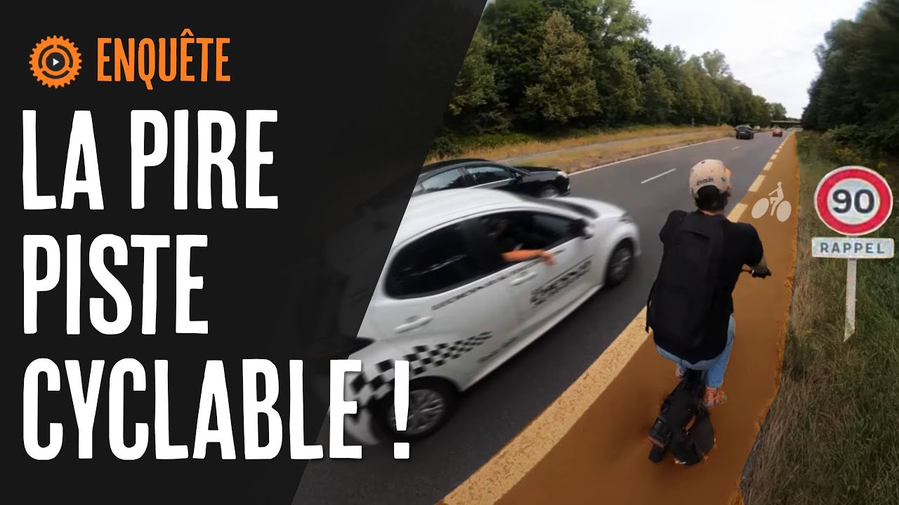 Pire aménagement cyclable près de Versailles 🚲