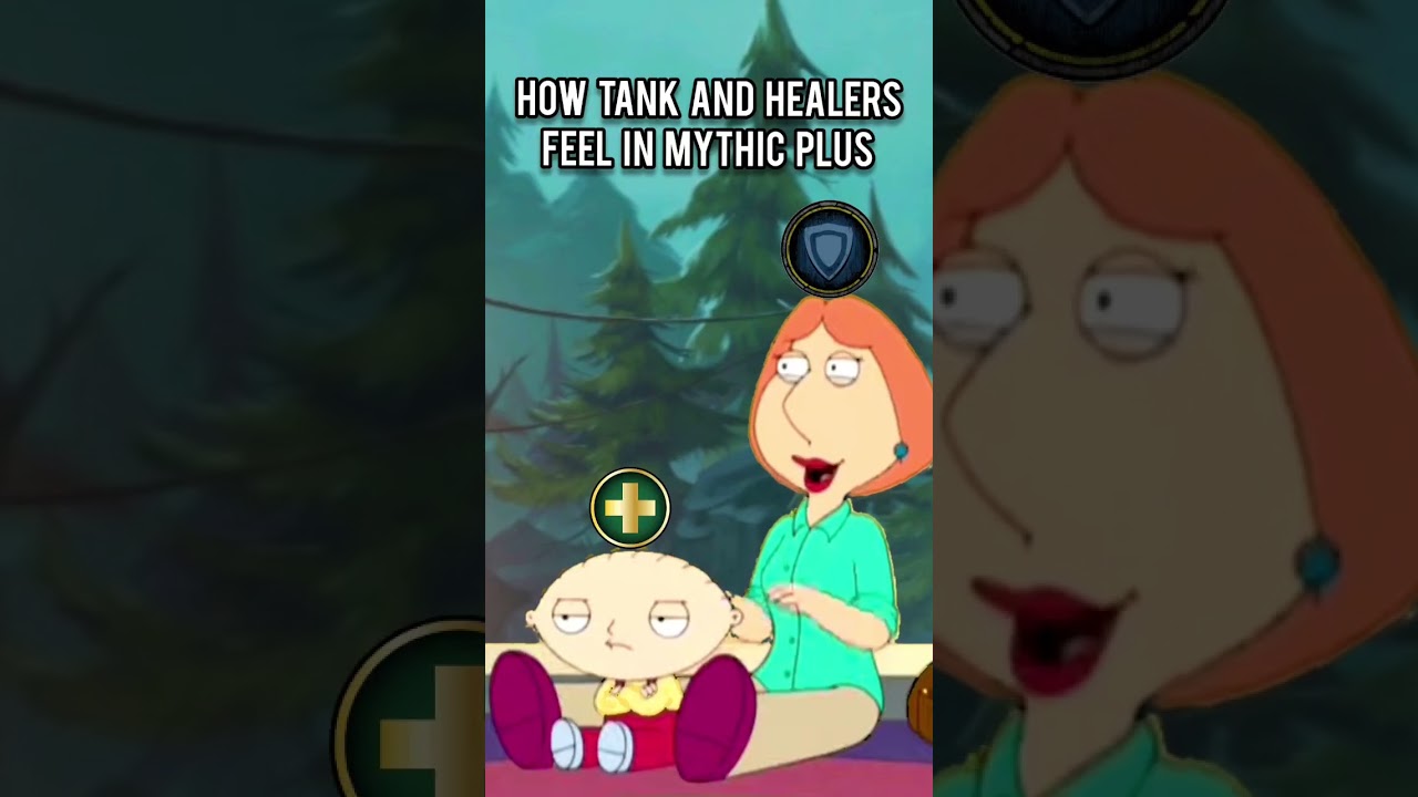 how tank and healers feel in mythic plus #wow #worldofwarcraft #warcraft