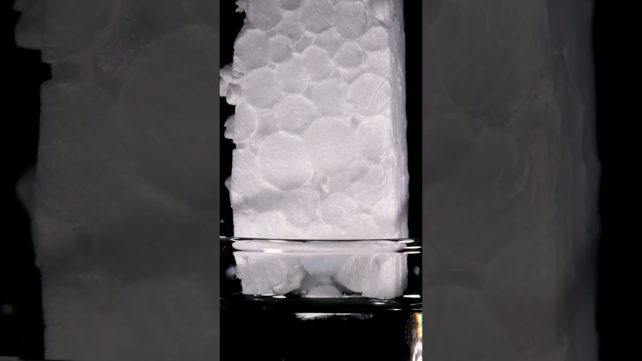 Satisfying Styrofoam & Solvent Close-up 🤘