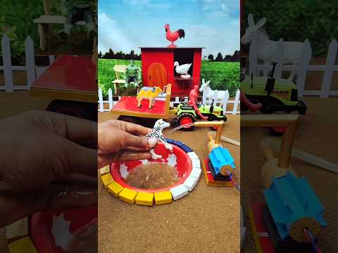 diy how to make😱mini water pump science project machine #tractor #ytshorts #diy