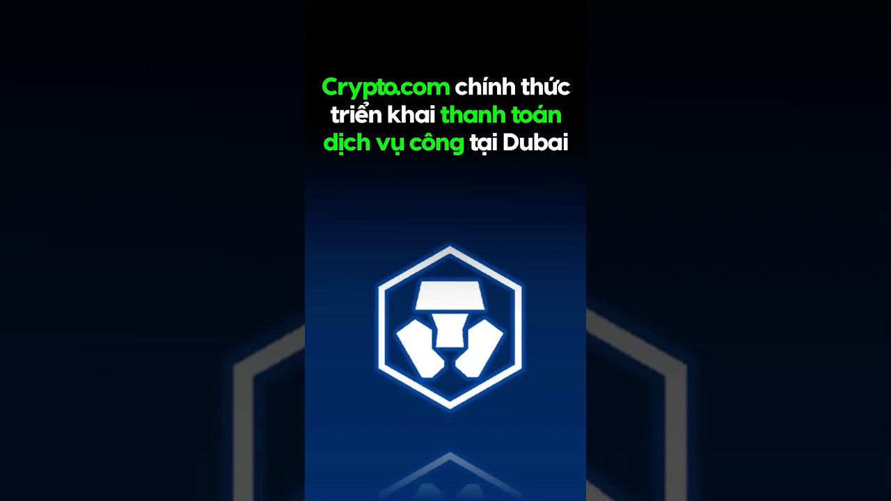 Crypto.com Launches Public Service Payments in Dubai 🌍