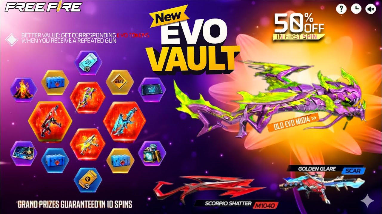 Free Fire EVO Vault Event Jan 2026 & M1014 Return 😱