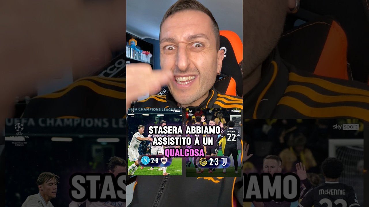 Juventus & Napoli Win in Champions League ⚽