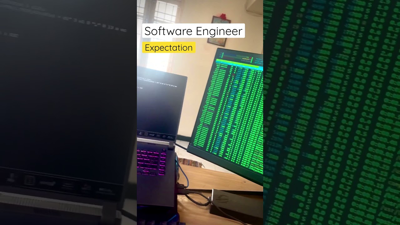 Software Engineer Expectations vs. Reality 😂 | Must-Watch Short