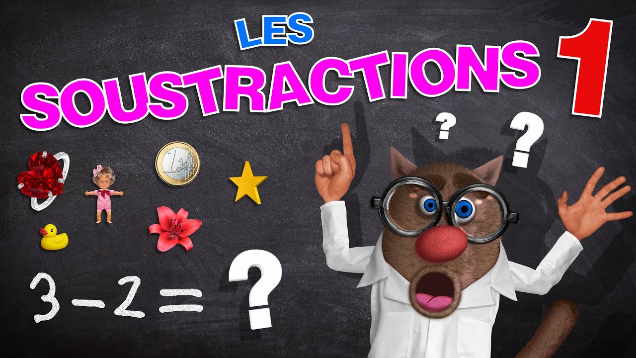 Foufou - Apprendre et Comprendre les Soustractions (Série 01) en 4K