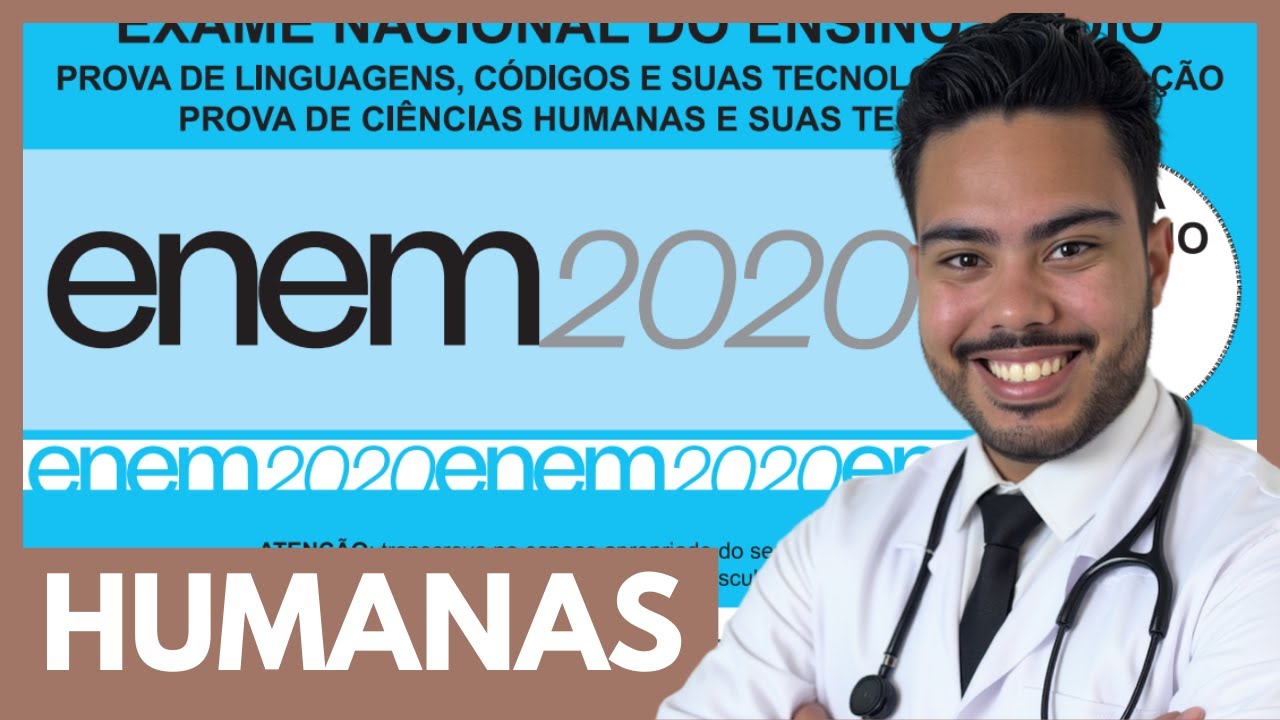 📘 GABARITANDO ENEM 2020 HUMANAS AO VIVO (Resolução de alto nível)